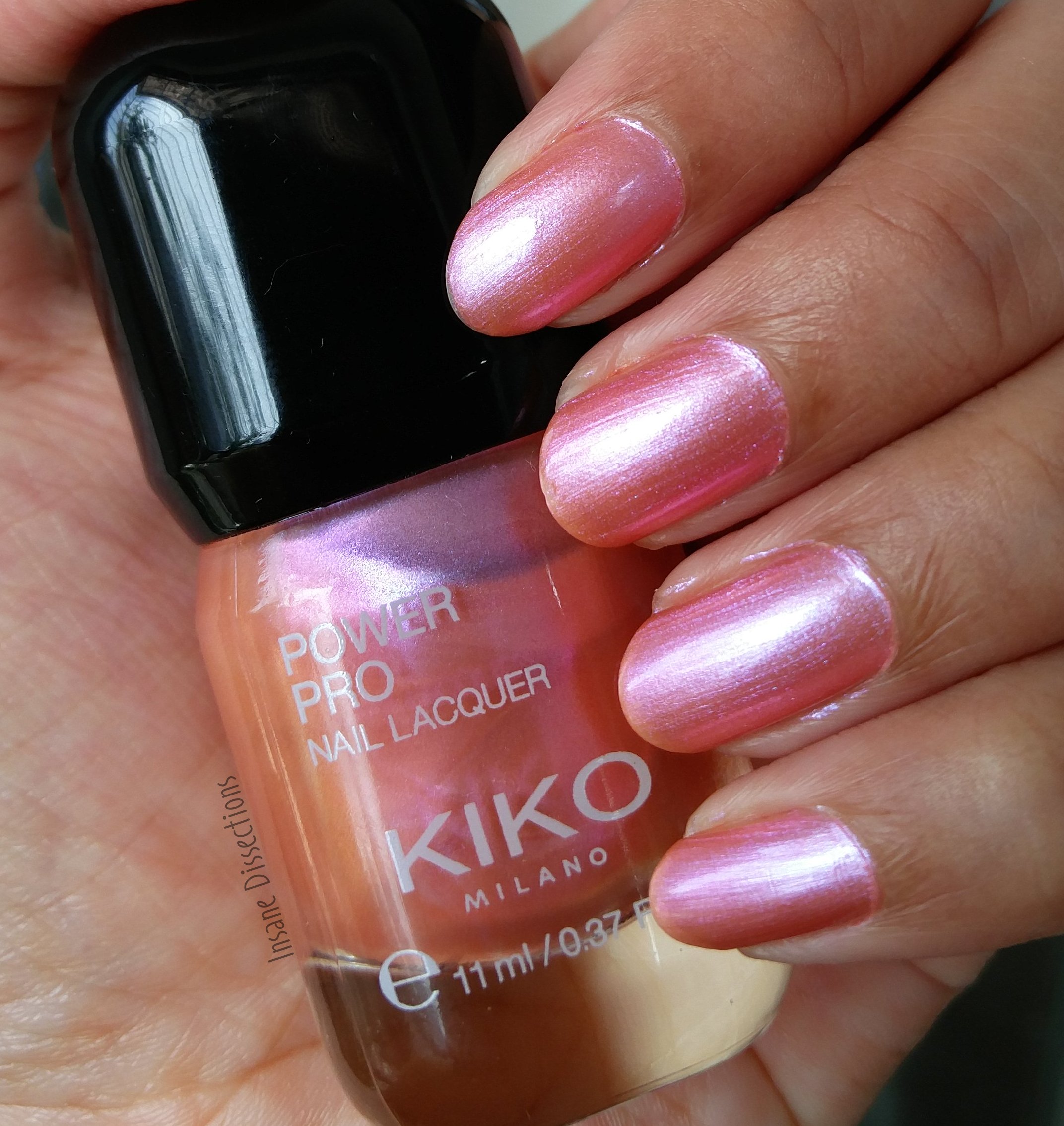 Kiko cosmetics quick dry nail polish review - SoNailicious